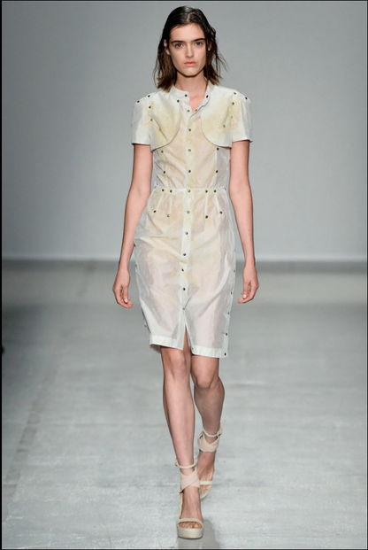 A.F. Vandevorst sand dress SS14