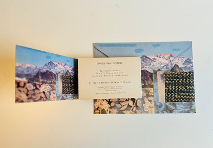 Dries Van Noten Men A/W 1998-1999 Invitation