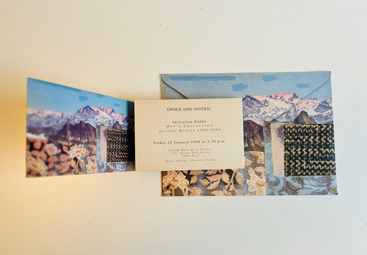 Dries Van Noten Men A/W 1998-1999 Invitation