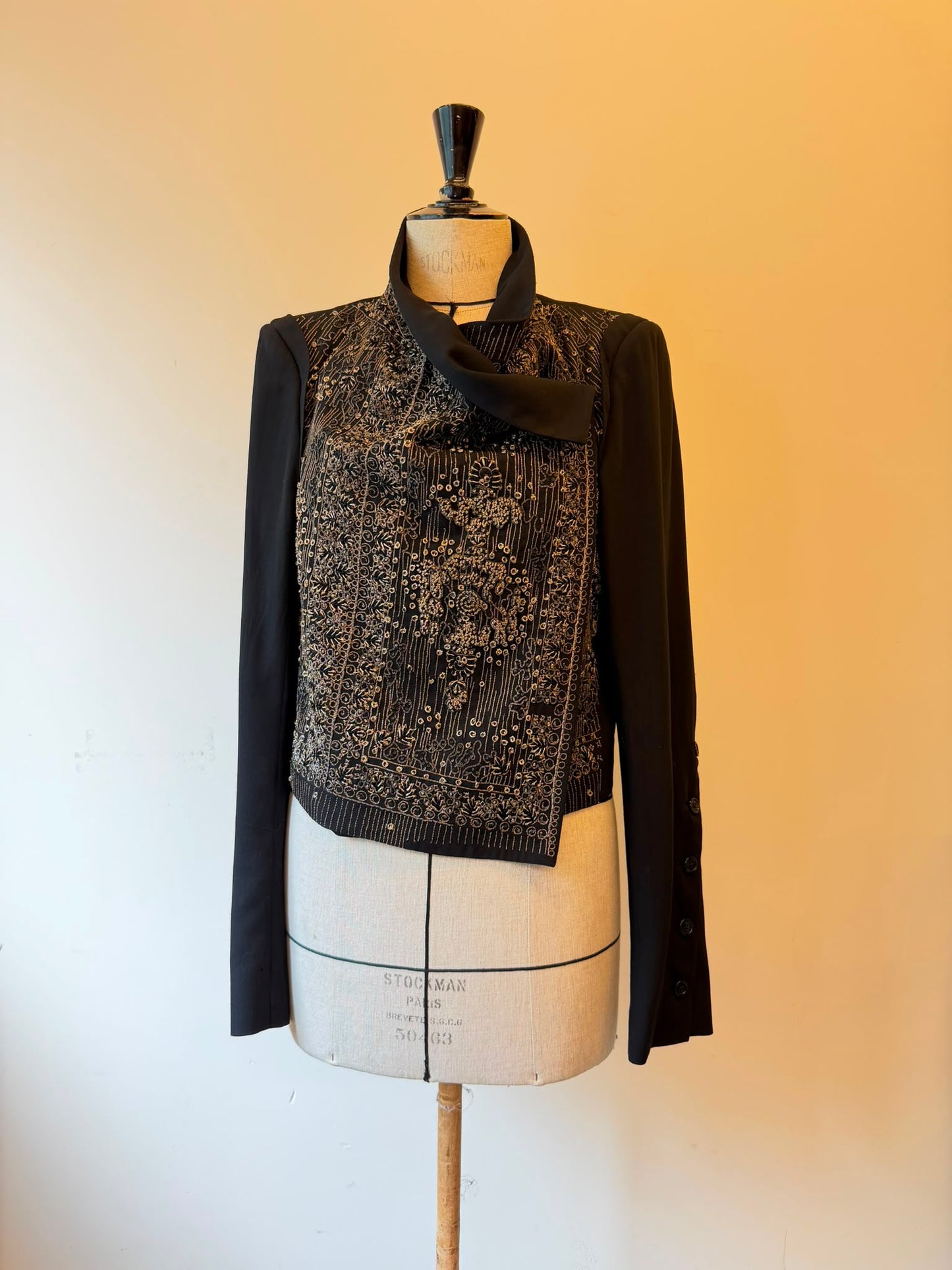 Ann Demeulemeester Beaded jacket
