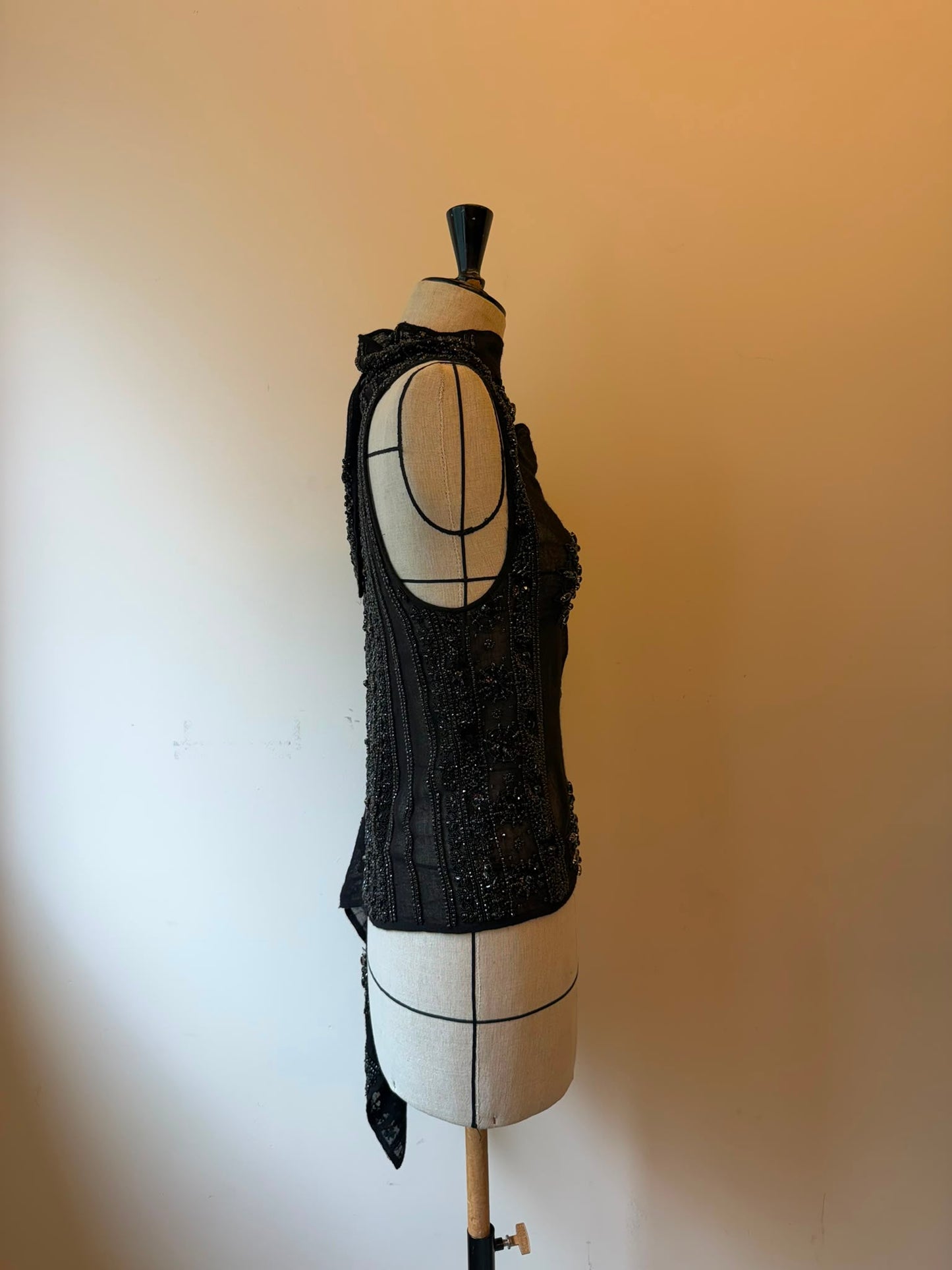 Ann Demeulemeester Beaded top