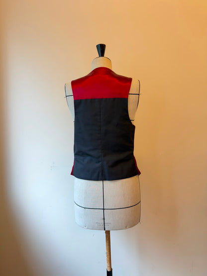 Haider Ackermann Red jacket with waistcoat