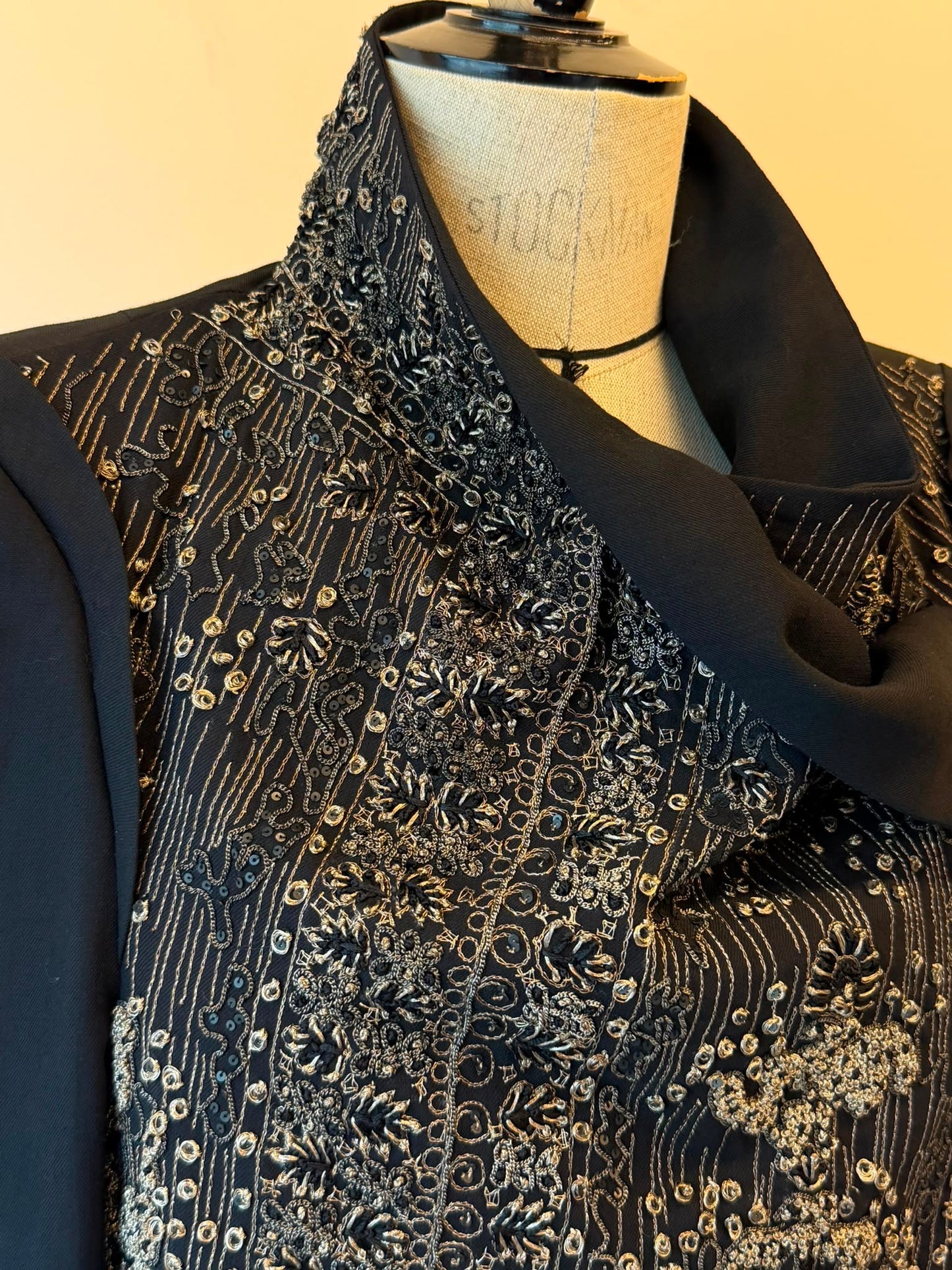 Ann Demeulemeester Beaded jacket