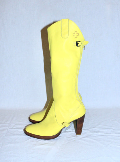 A.F Vandevorst chapped boots