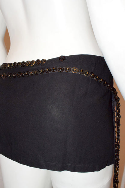 Ann Demeulemeester wrap accessory SS01