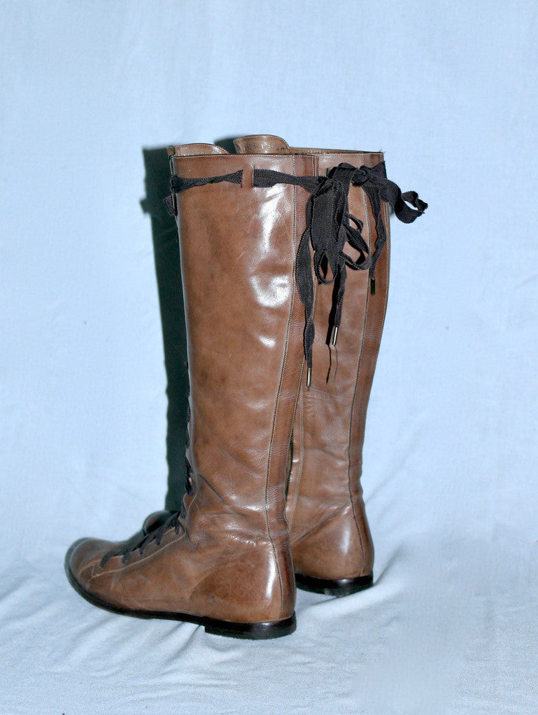 Dries Van Noten lace up boots
