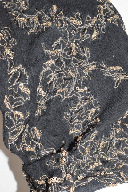 Ann Demeulemeester embroidered hood
