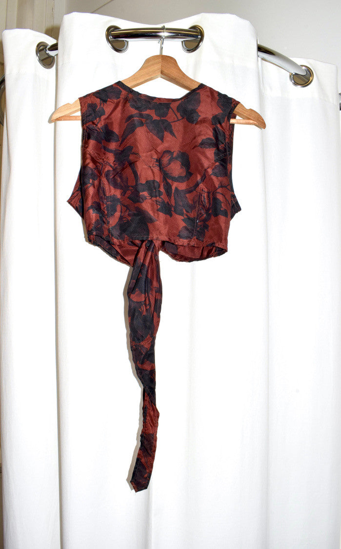 Dries Van Noten wrap vest early 00's