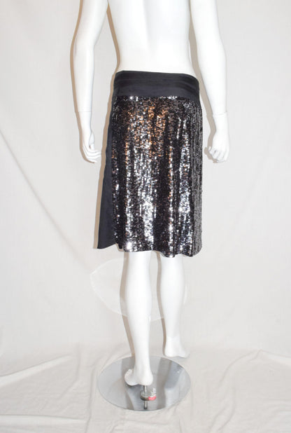 Veronique Branquinho sequin wrap skirt AW04