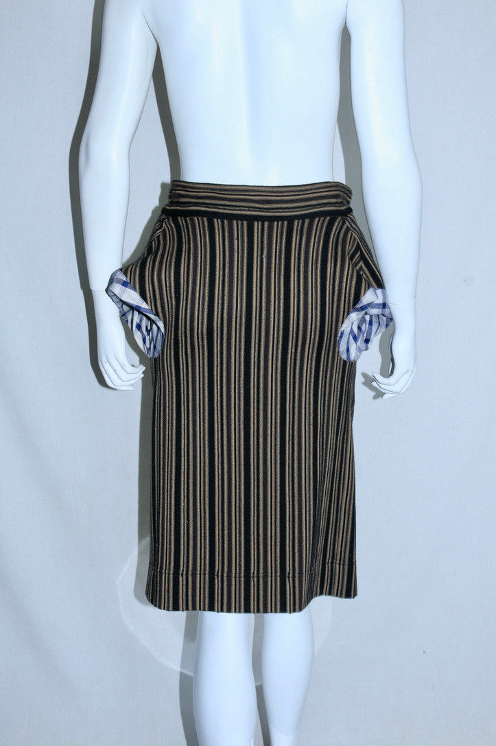 Vivienne Westwood midi plaid skirt