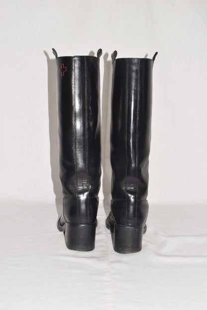 A.F. Vandevorst leather riding boots