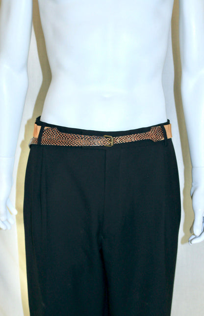 Dries Van Noten double elastic belt