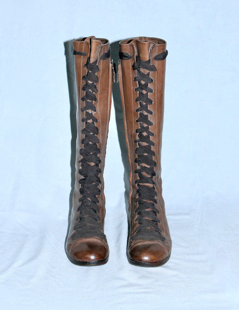 Dries Van Noten lace up boots