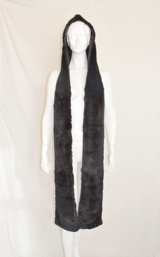 Veronique Branquinho fur hood scarf