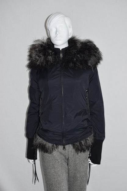 A.F. Vandevorst fur hood jacket AW15