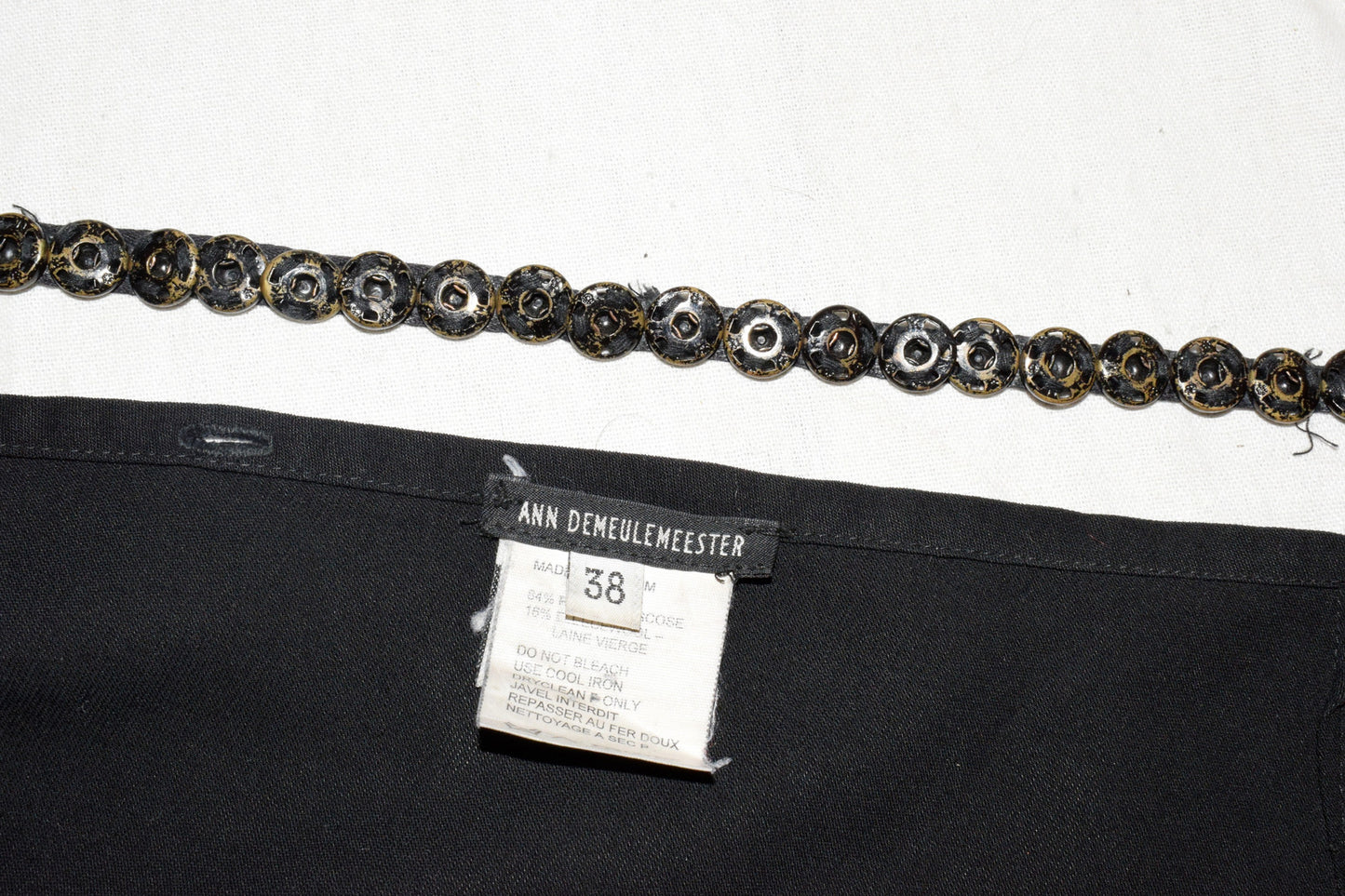 Ann Demeulemeester wrap accessory SS01