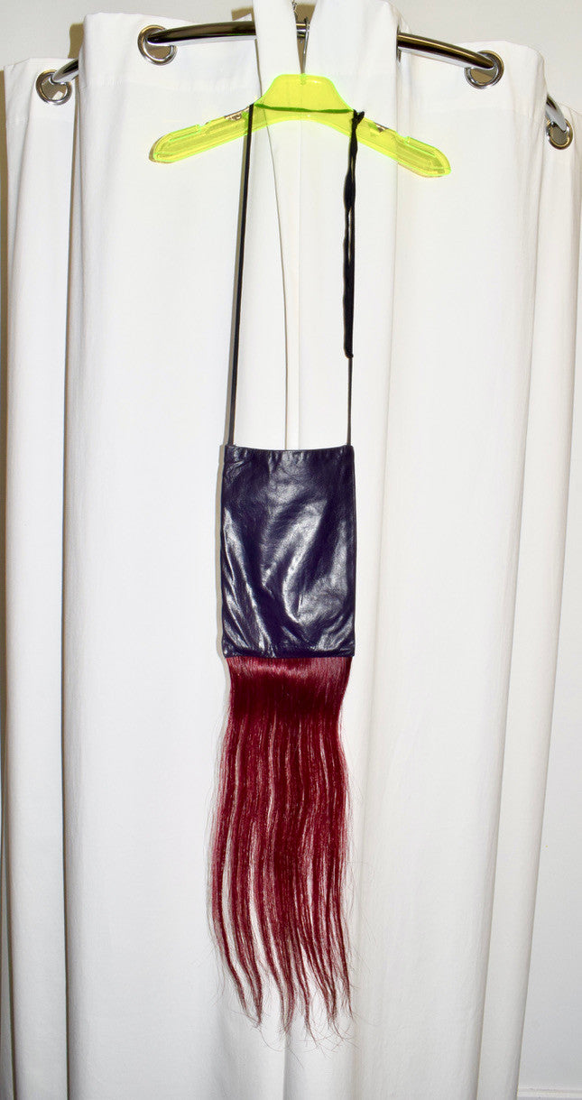 Ann Demeulemeester leather bag SS01