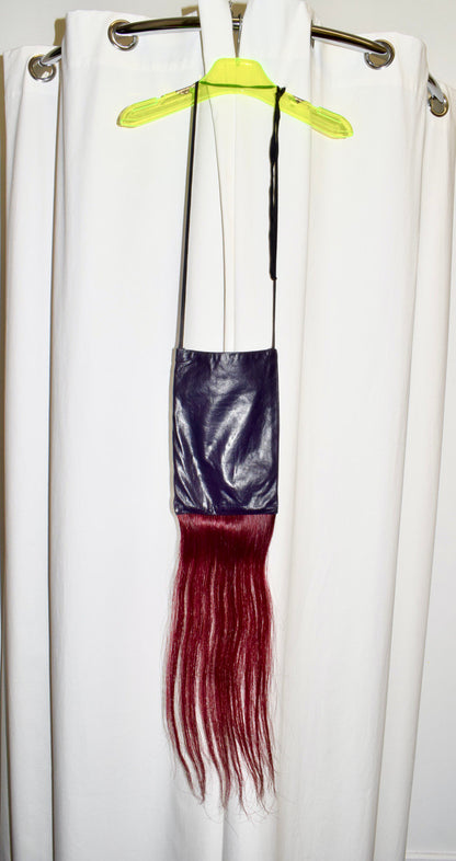 Ann Demeulemeester leather bag SS01