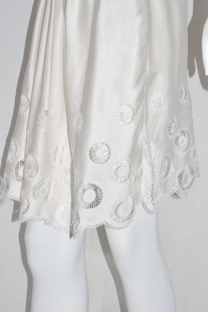 Ann Demeulemeester silk midi skirt