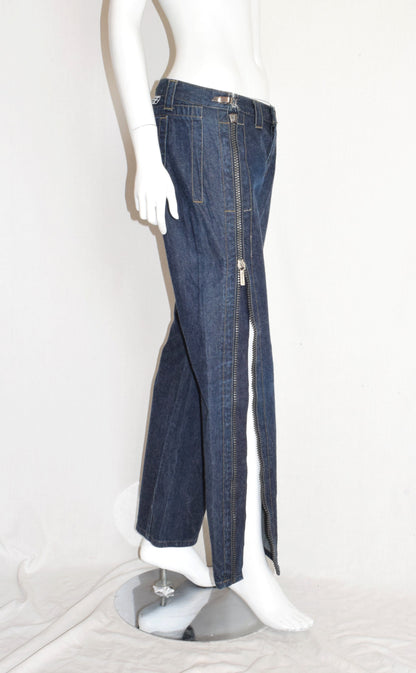 Dirk Bikkembergs zipper jeans