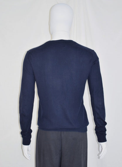 Raf Simons navy jumper SS07