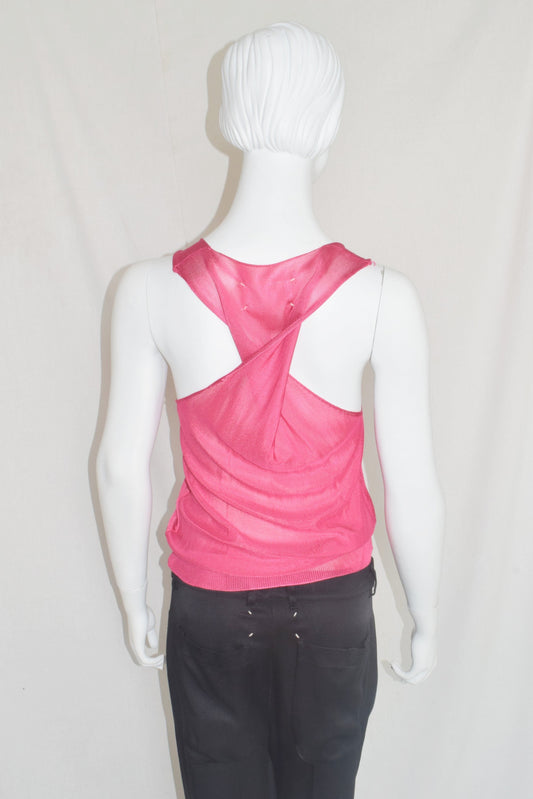 Maison Martin Margiela twisted back top