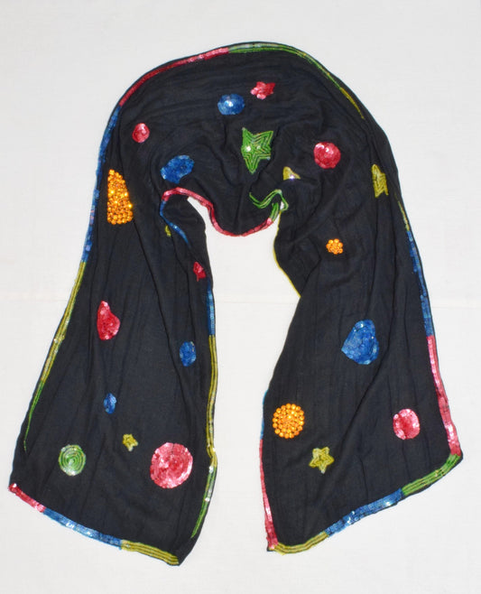 Christophe Coppens sequin embellished scarf