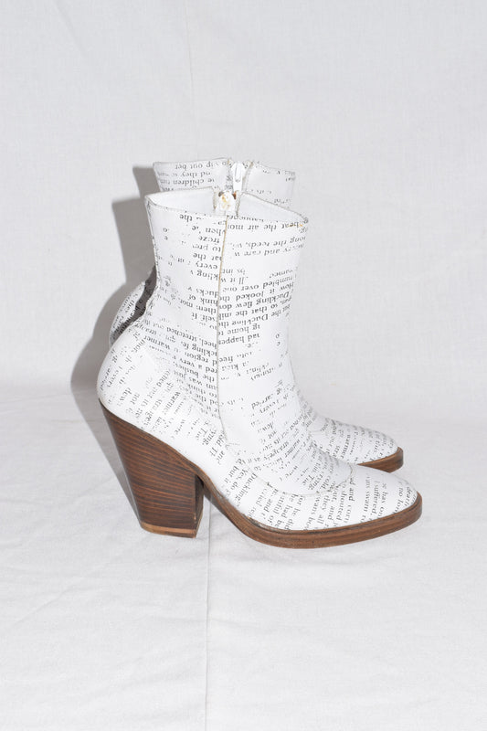 A.F. Vandevorst leather ankle boots