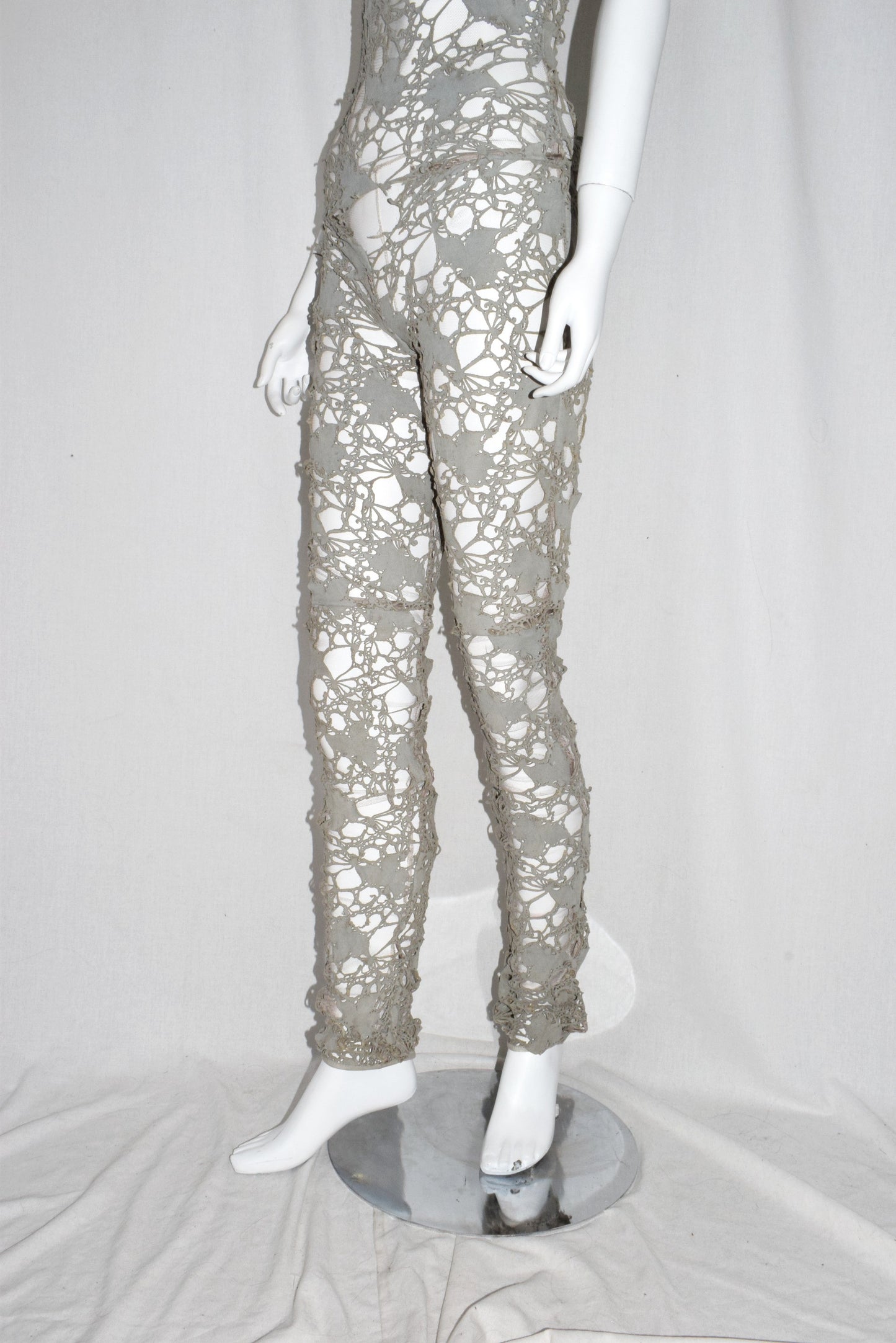 Haider Ackermann lasercut tank suit
