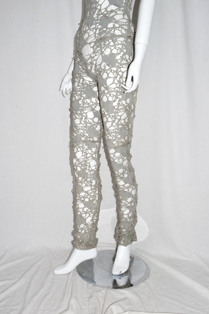 Haider Ackermann lasercut tank suit