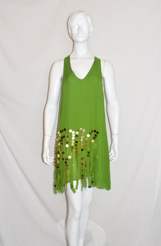 Dirk Bikkembergs midi dress with sequin details SS05