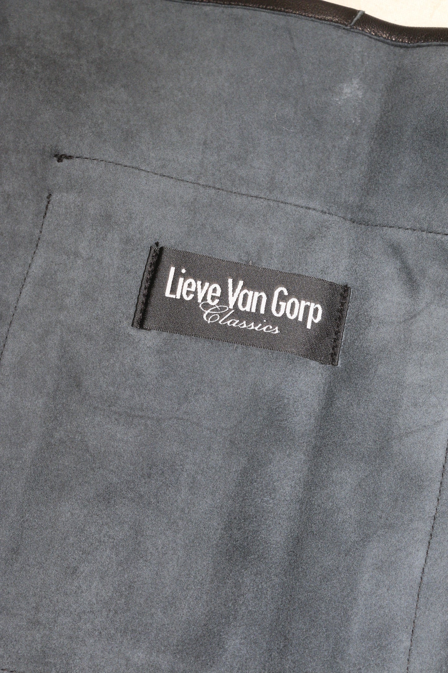 Lieve Van Gorp leather wrap piece AW00