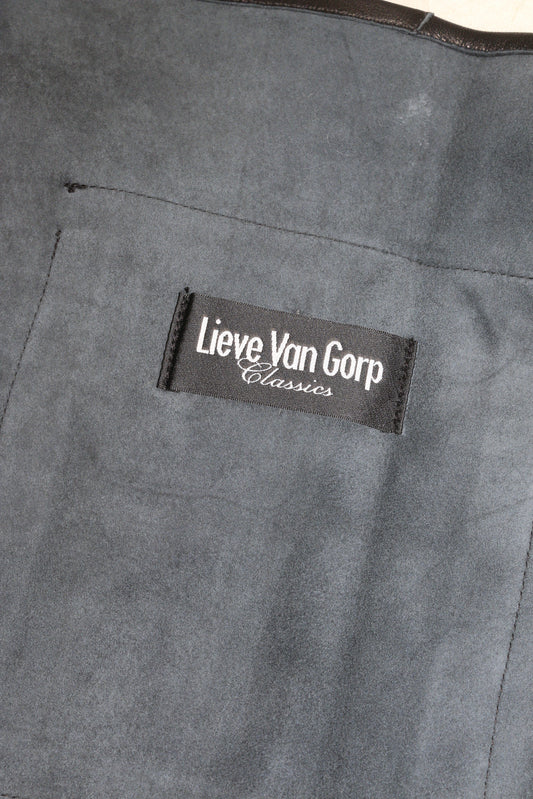 Lieve Van Gorp leather wrap piece AW00