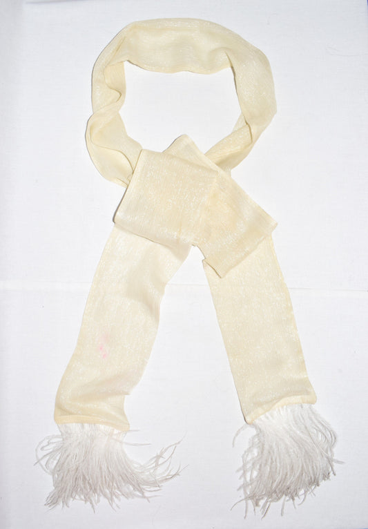 Veronique Branquinho feather scarf