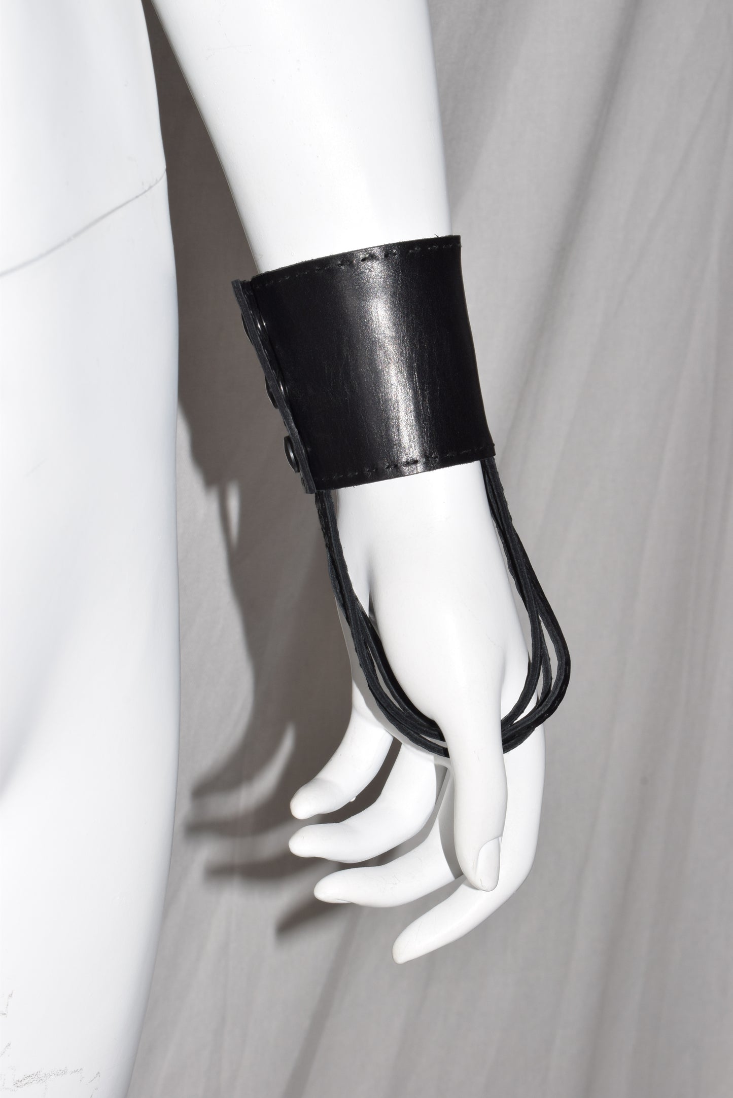 Ann Demeulemeester leather handcuffs