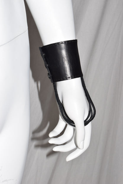 Ann Demeulemeester leather handcuffs