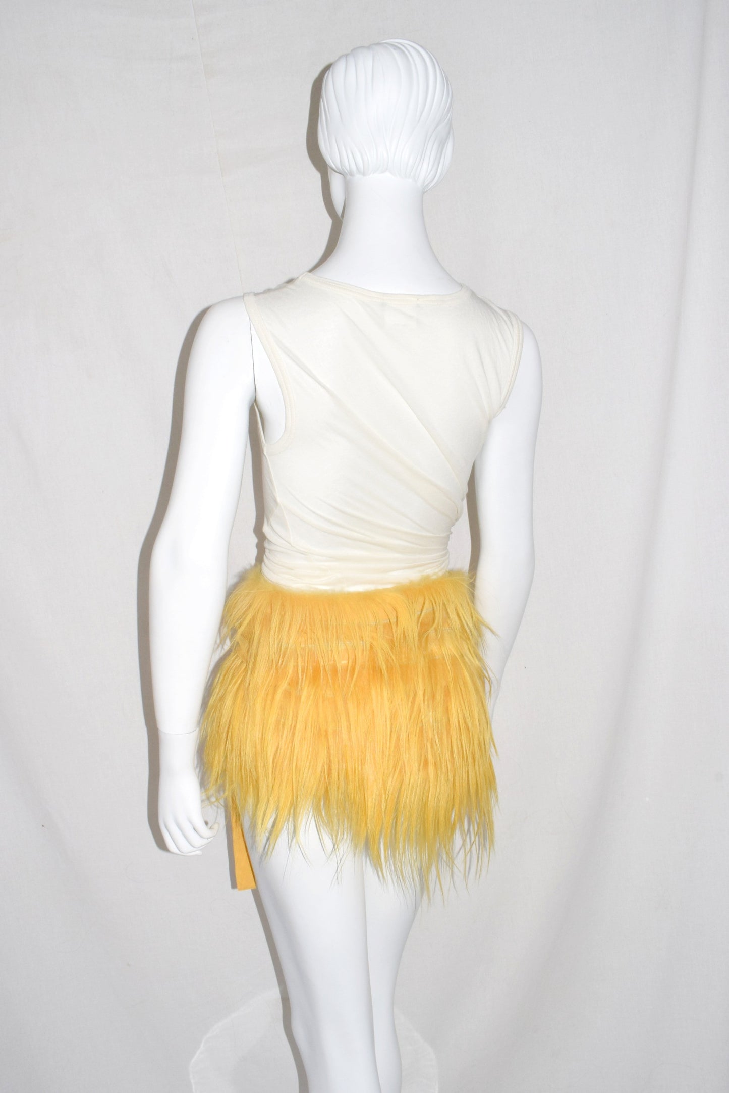 Ann Demeulemeester fur wrap skirt AW11