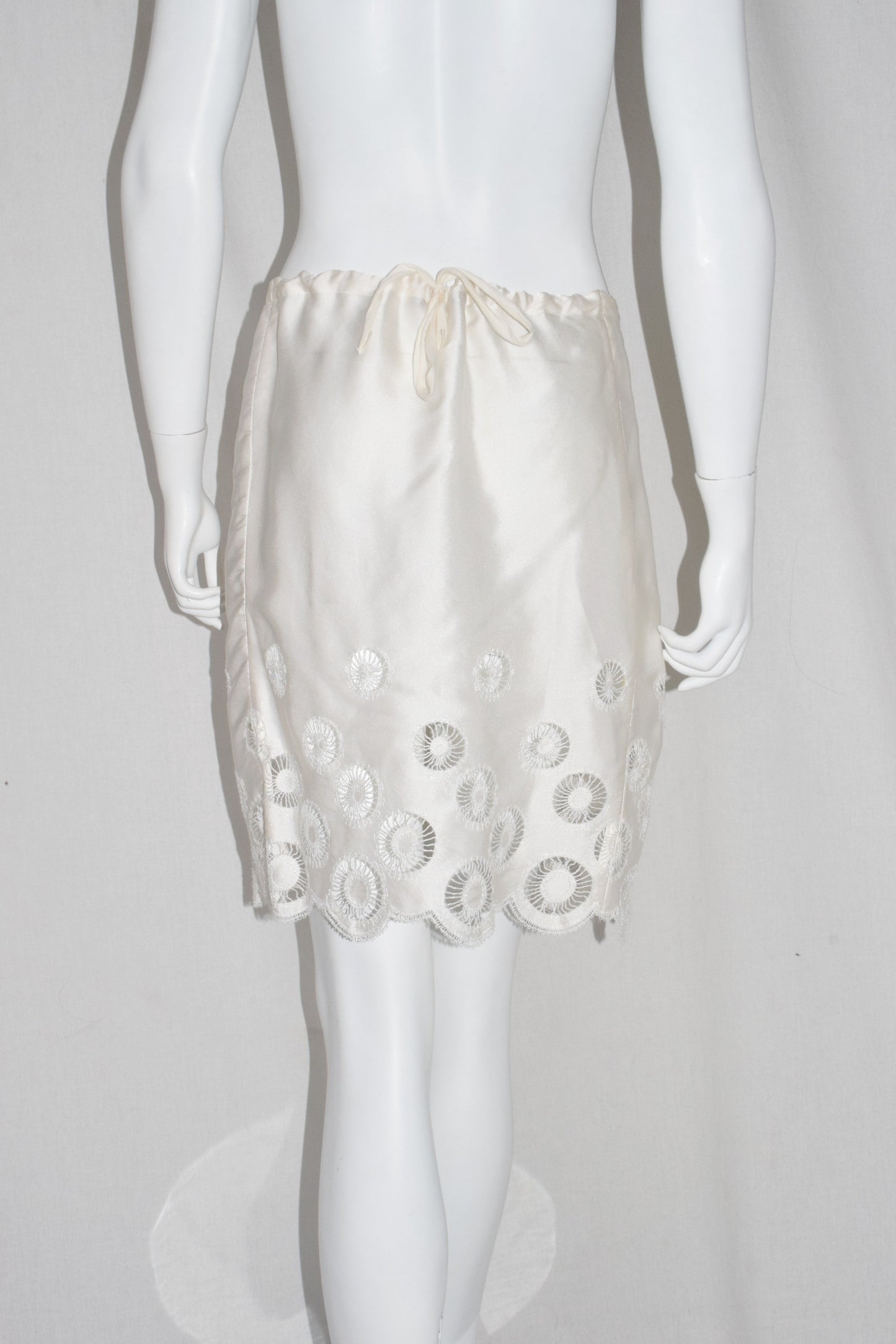Ann Demeulemeester silk midi skirt