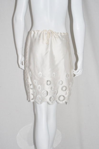 Ann Demeulemeester silk midi skirt
