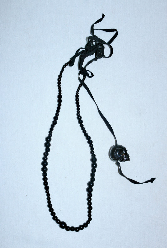 Ann Demeulemeester skull necklace SS07