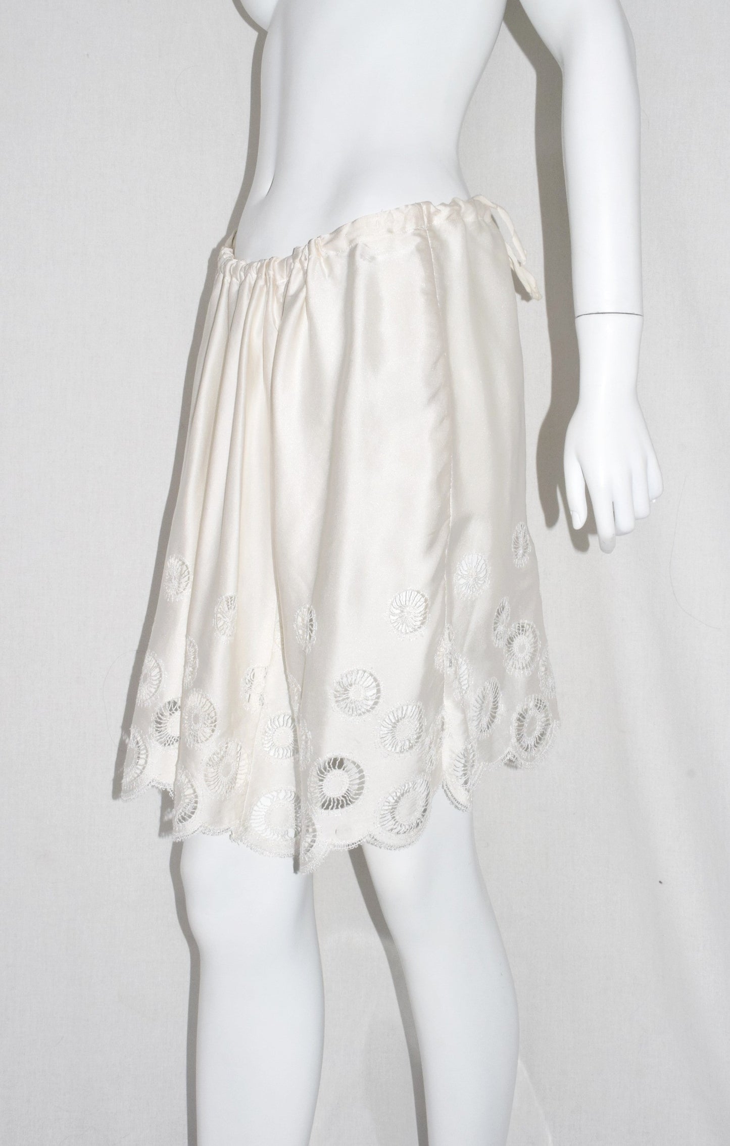 Ann Demeulemeester silk midi skirt