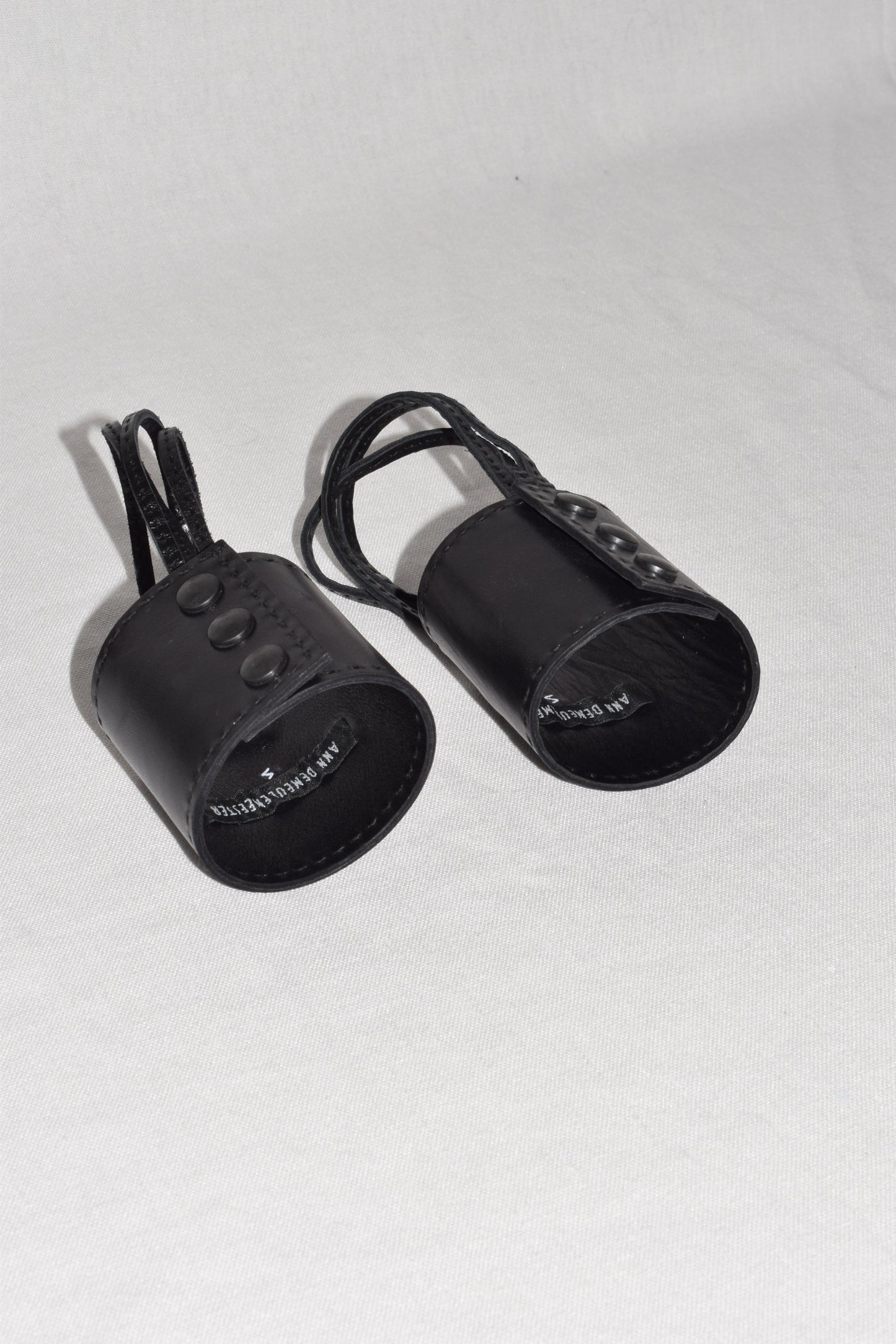 Ann Demeulemeester leather handcuffs