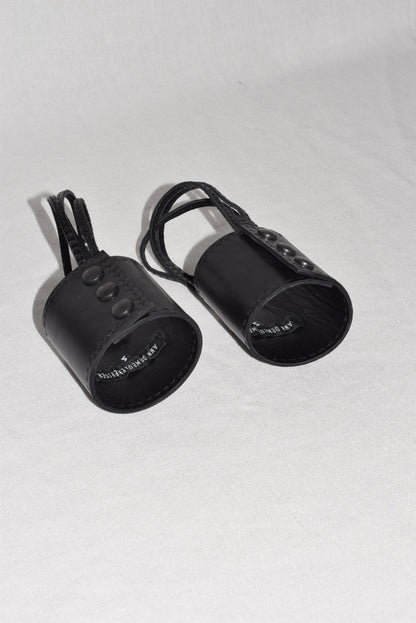 Ann Demeulemeester leather handcuffs