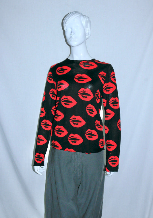 Comme des Garçons kiss knit jumper AD08