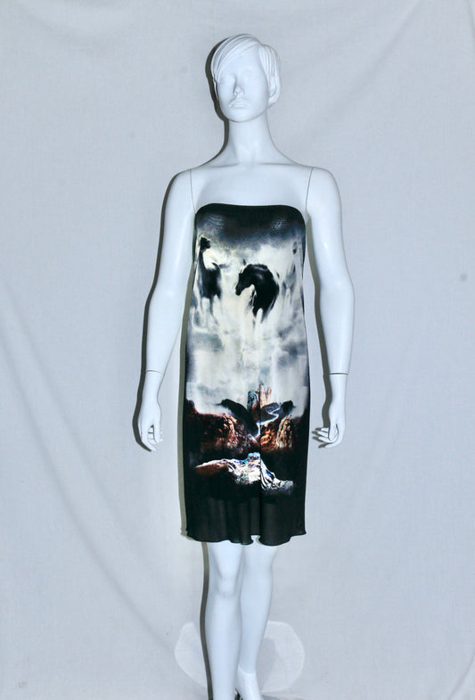 Maison Martin Margiela horse print dress SS08