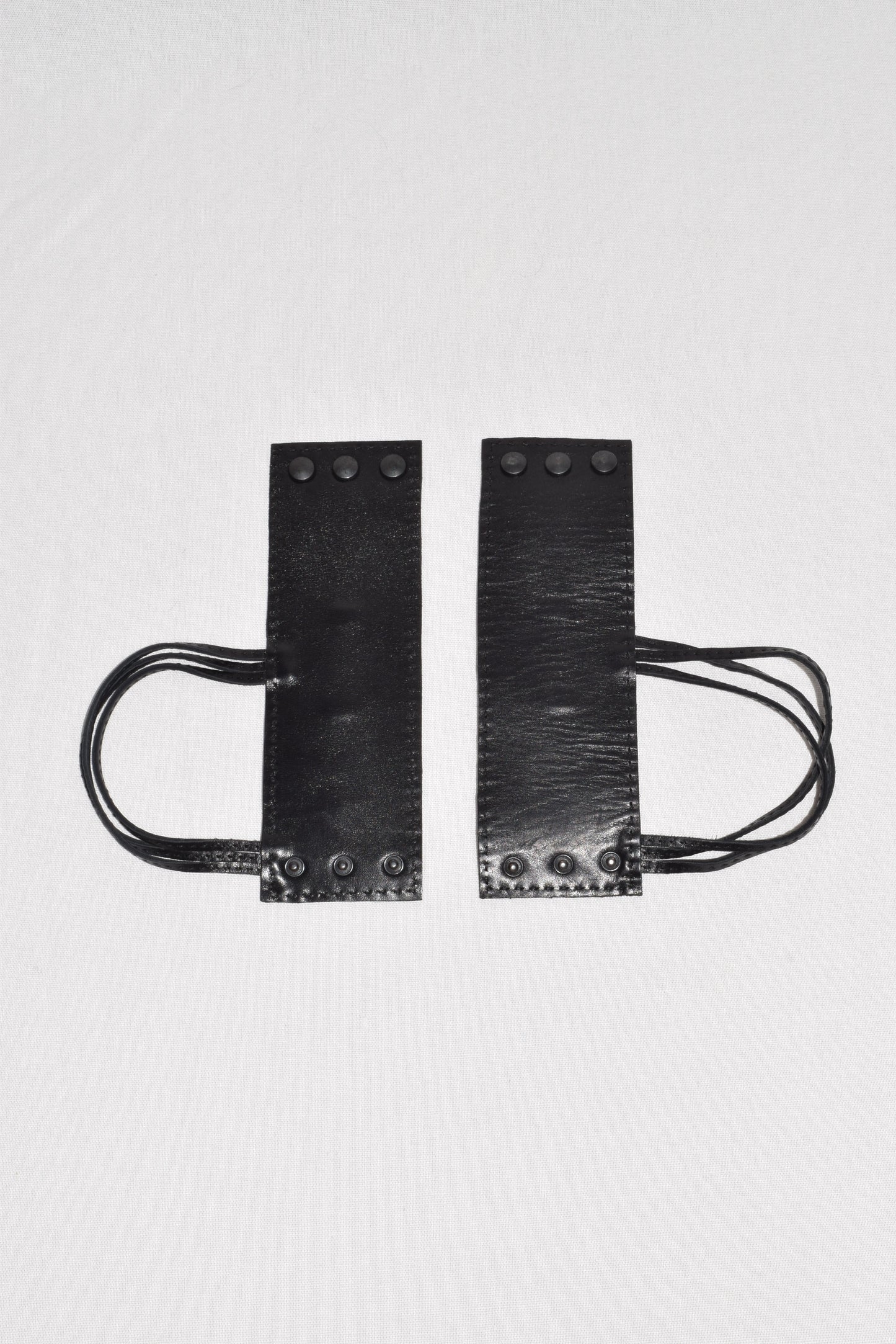 Ann Demeulemeester leather handcuffs