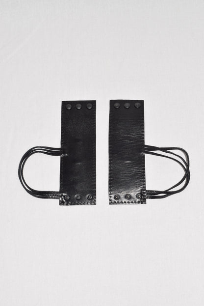 Ann Demeulemeester leather handcuffs