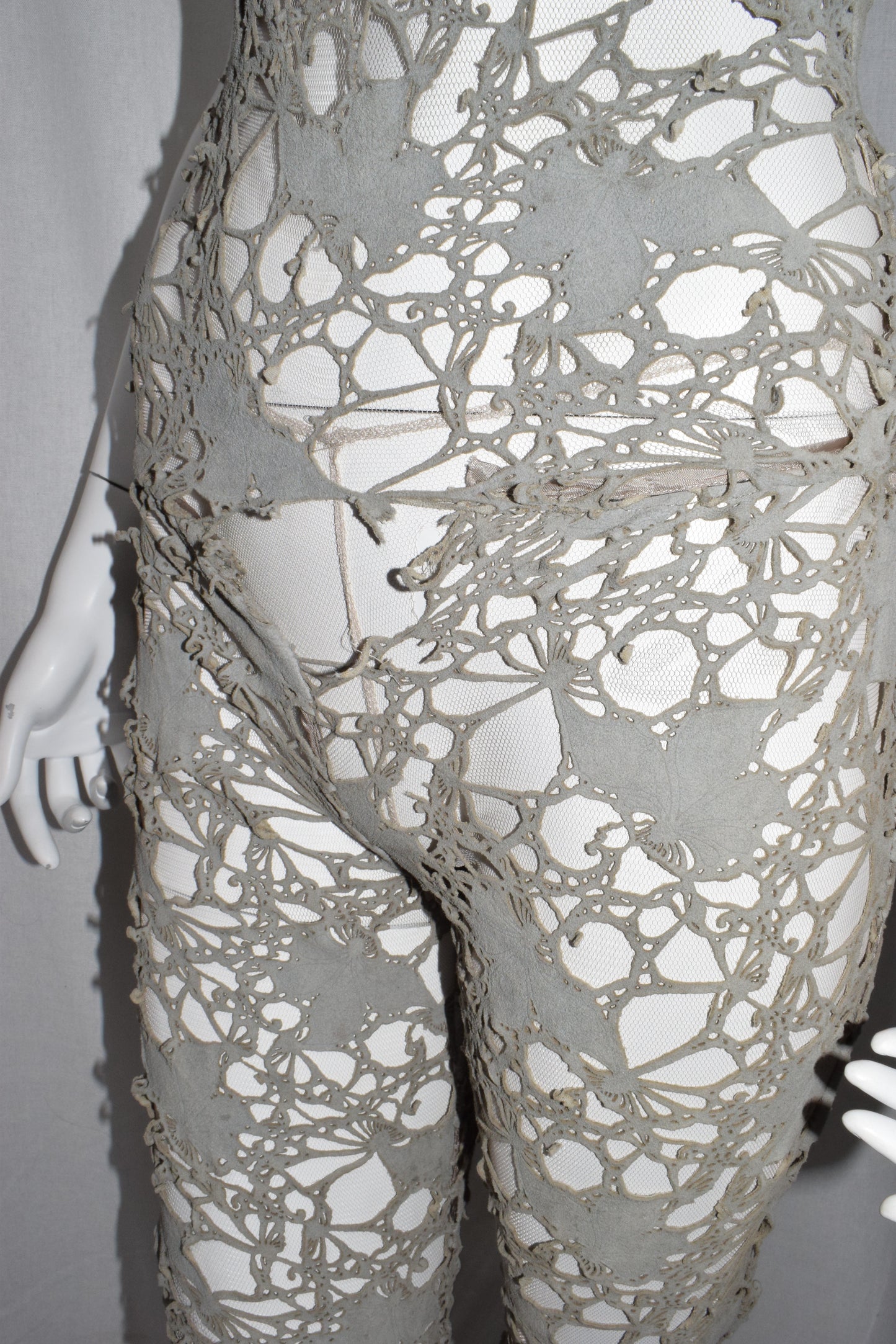 Haider Ackermann lasercut tank suit