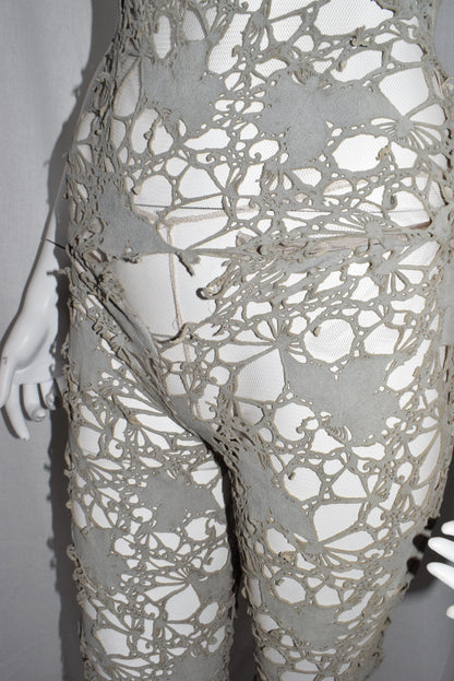 Haider Ackermann lasercut tank suit