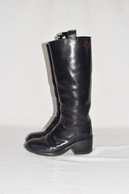 A.F. Vandevorst leather riding boots